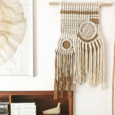 macrame fibre art weaving Bianca Barbaro interior design wall hanging